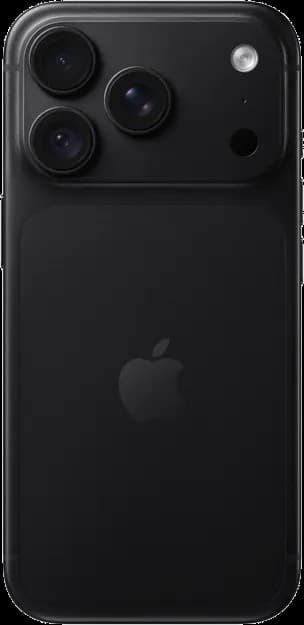 iPhone 18 Pro Black iPhone 18 Pro in Black, back view