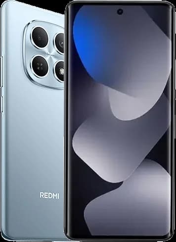 Xiaomi Redmi Note 15 Glacier Blue Xiaomi Redmi Note 15 in Glacier Blue, front and back view