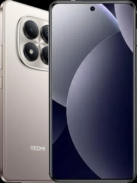 Xiaomi Redmi Note 15 Pro Titanium Color Xiaomi Redmi Note 15 Pro in Titanium Color, front and back view