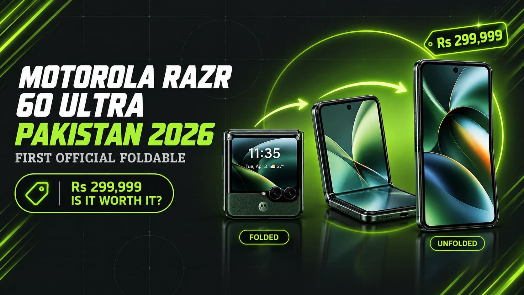 Motorola Razr 60 Ultra in Pakistan: First Official Foldable, Rs 299,999 Price and Is It Worth It