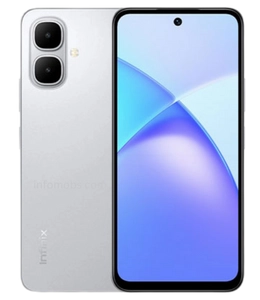 Infinix Smart 10-Titanium Silver (Front & Back View) front and back design with IPS LCD display